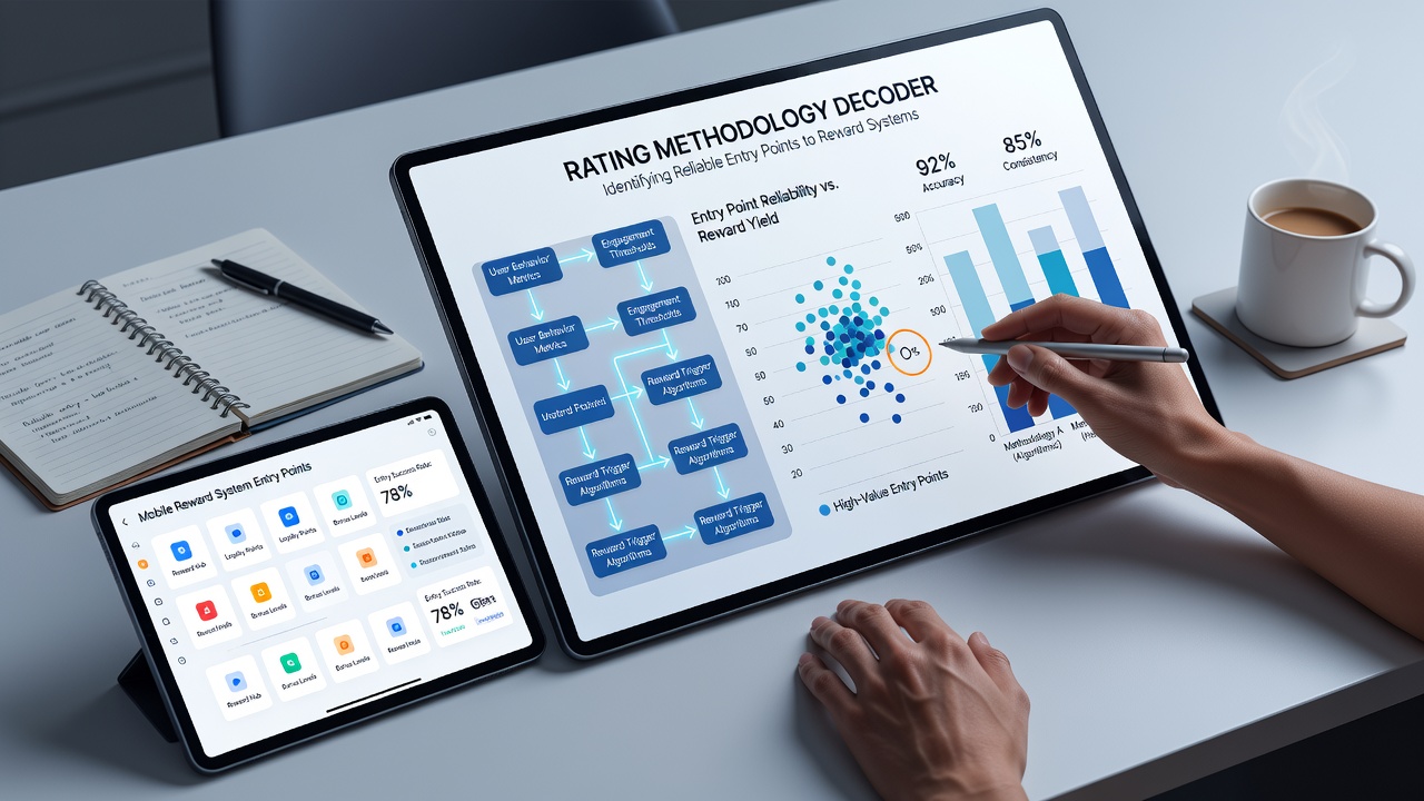 Illustration der Synchronisation mobiler Schnittstellen mit Belohnungsakkumulation in Tischspielen